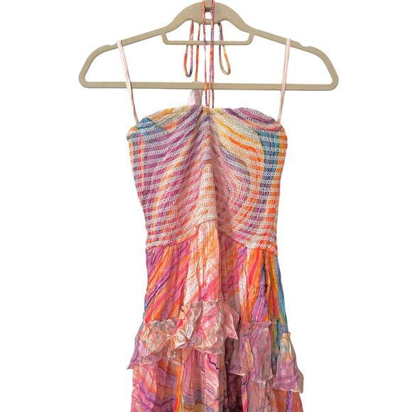 ROCOCO SAND Eira Pattern Tiered Maxi Dress NWT Small - Picture 7 of 9